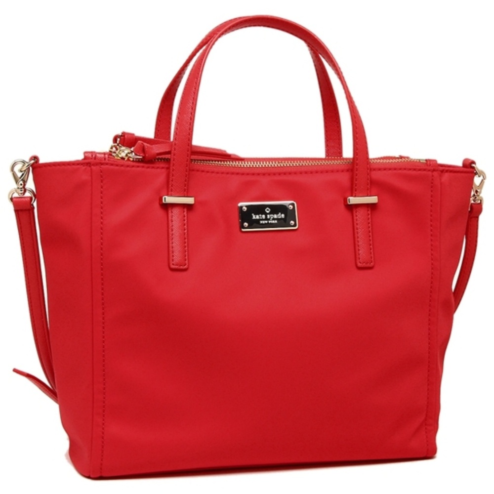 Sold! Kate spade red Alyse Wilson road purse - Picture 3 of 8
